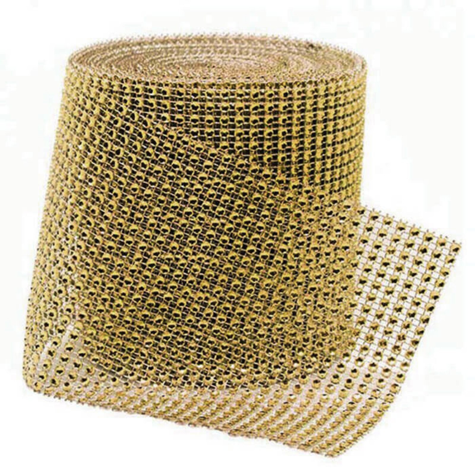 BLING! DAZZLE GOLD WRAP 5" X 10 YARDS
