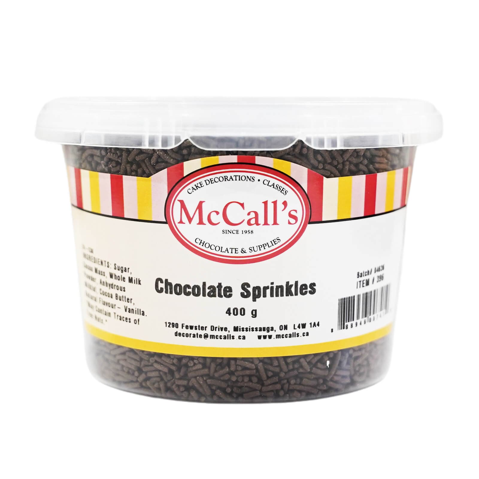 CHOCOLATE SPRINKLES 400 G 