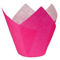 TULIP BAKING CUPS TALL PINK STANDARD STD