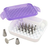 WILTON DELUXE 22 TIP SET & ORGANIZER