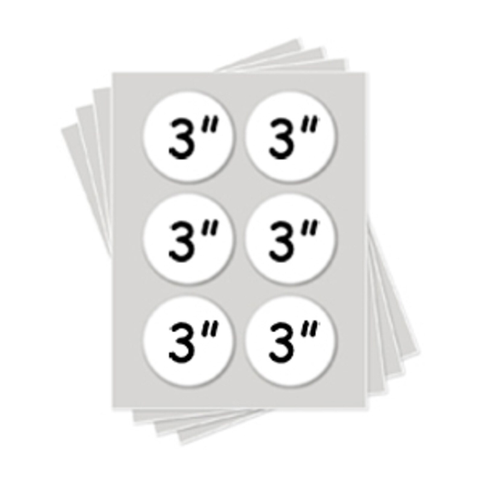 Image Printing Edible Paper 3" Round 6 Circles McCall's