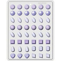 HARD CANDY MOLD - ASSORTED GEMS 3/4" (48)
