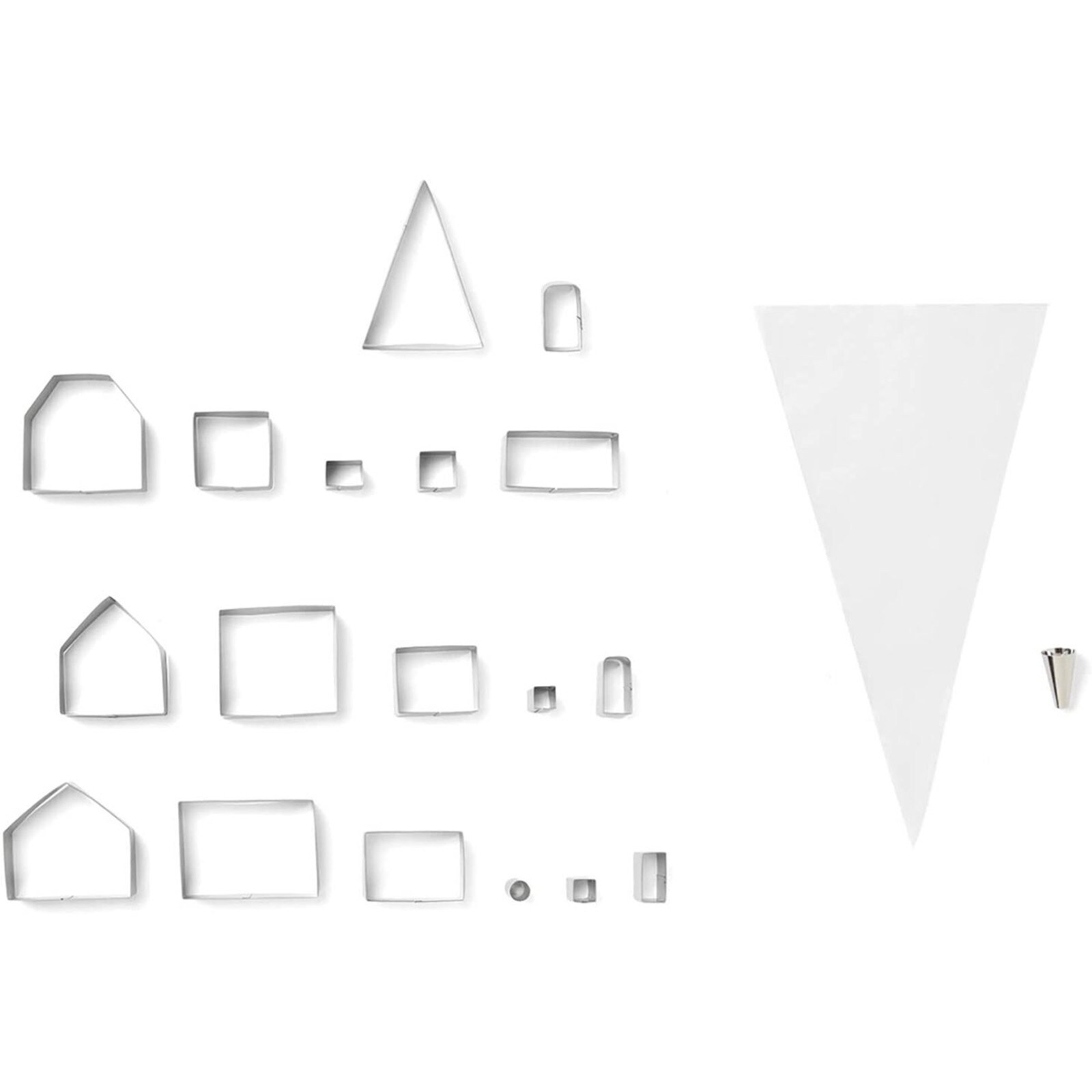 CHRISTMAS VILLAGE COOKIE CUTTER SET - 20 PCS