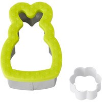 WILTON BUNNY W/FLOWER COMFORT GRIP CUTTER 4"