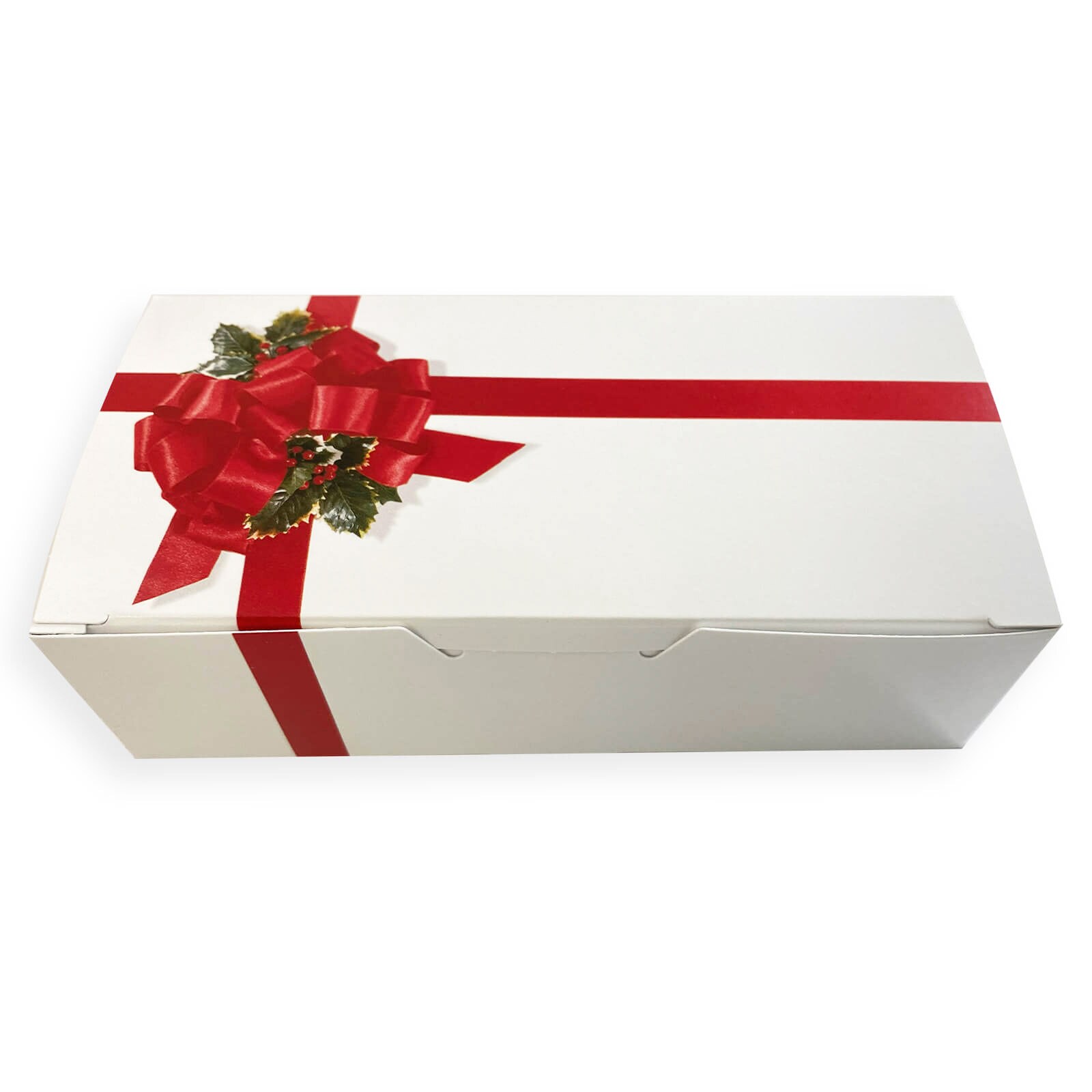 WHITE BOX WITH RIBBON AND HOLY - 10 PC