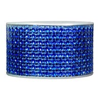 BLING RIBBON WRAP - ROYAL BLUE 1 1/2" 3 YARDS