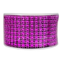 BLING RIBBON WRAP - HOT PINK 1 1/2" 3 YARDS