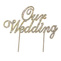 BLING PICK - GOLD OUR WEDDING 