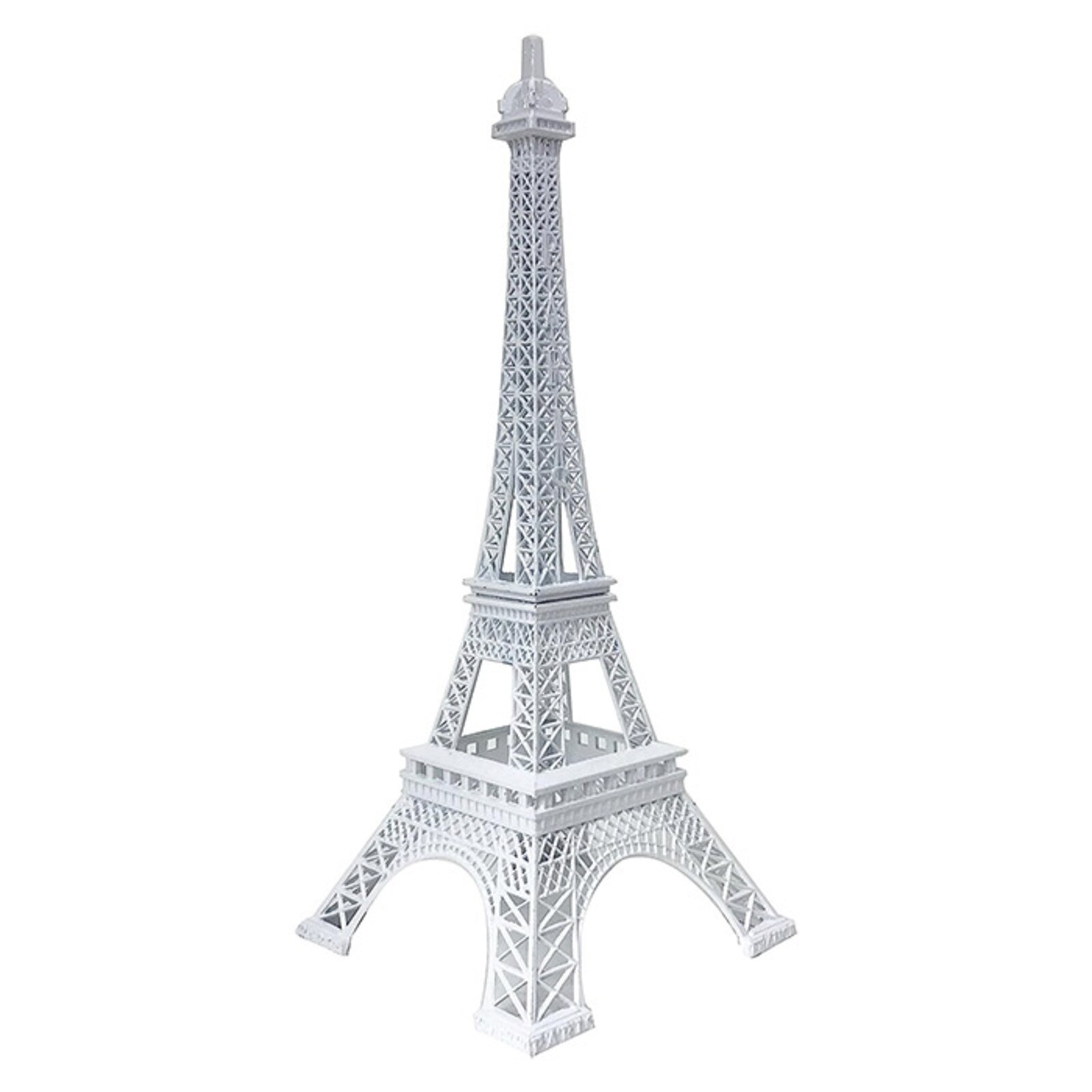 ORNAMENT EIFFEL TOWER BLING TOPPER WHITE