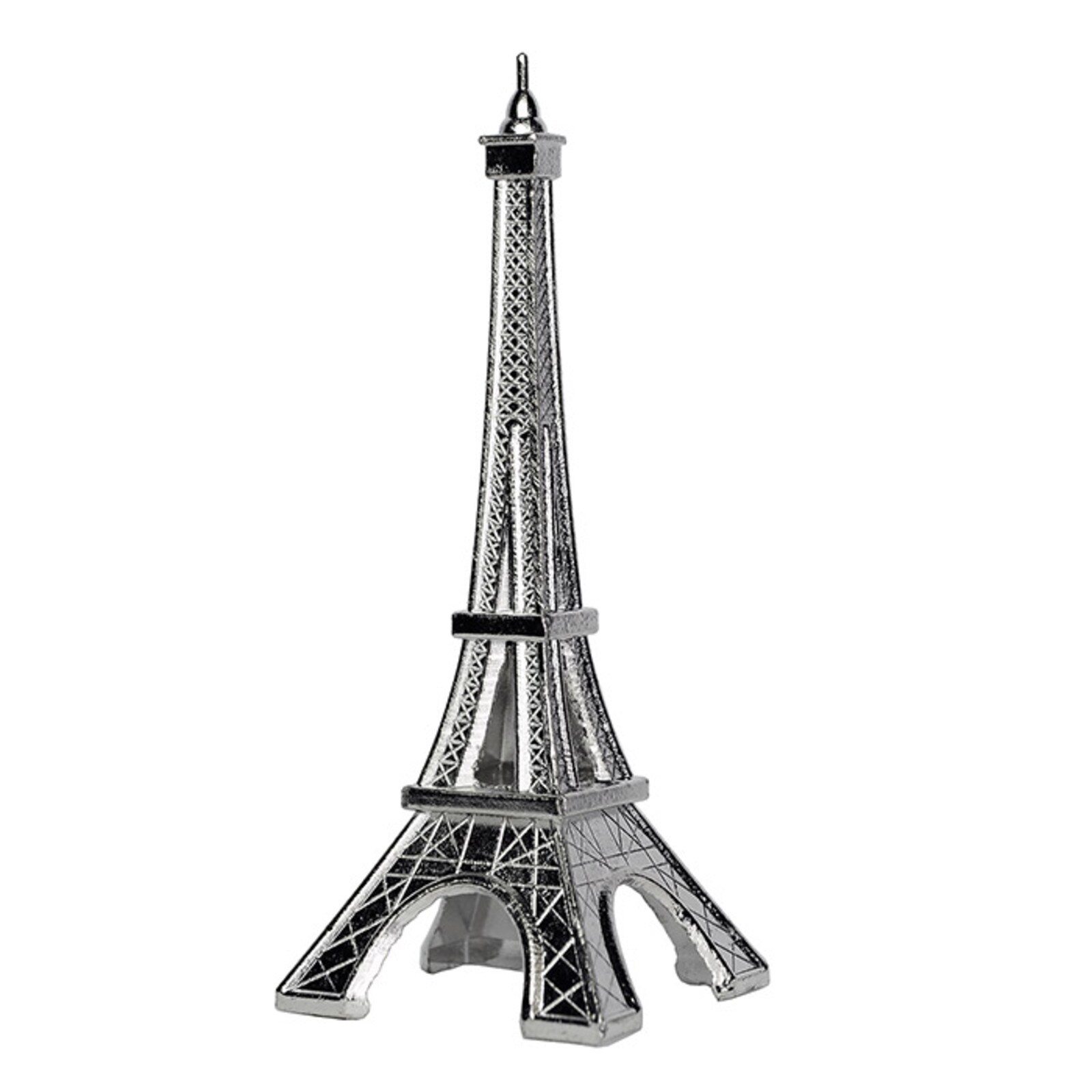 ORNAMENT EIFFEL TOWER BLING TOPPER SILVER