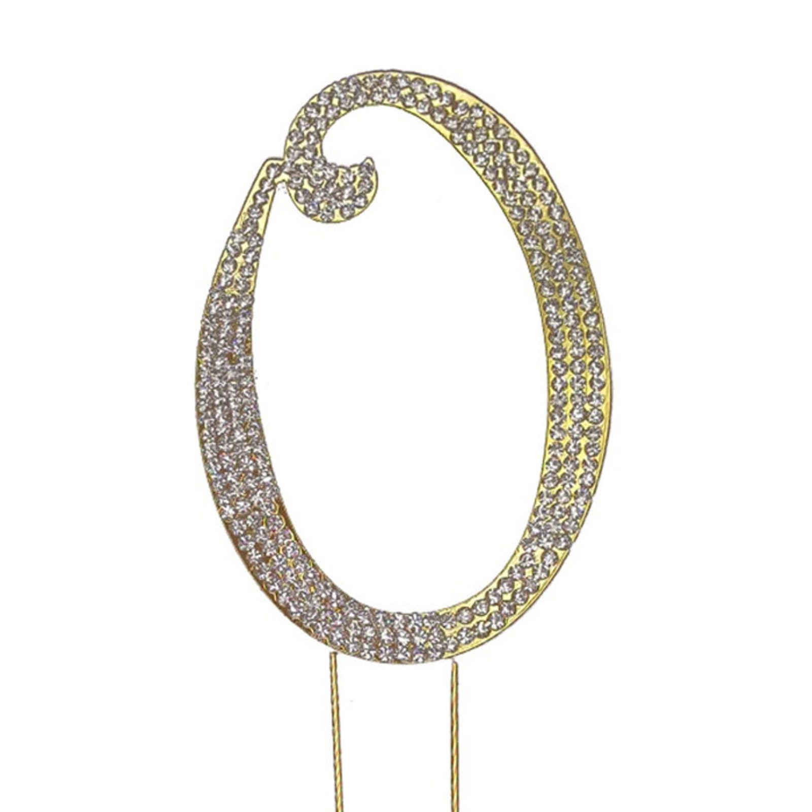 BLING PICK - GOLD NUMBER 0   