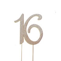 BLING PICK - GOLD NUMBER 16 - 2.5"