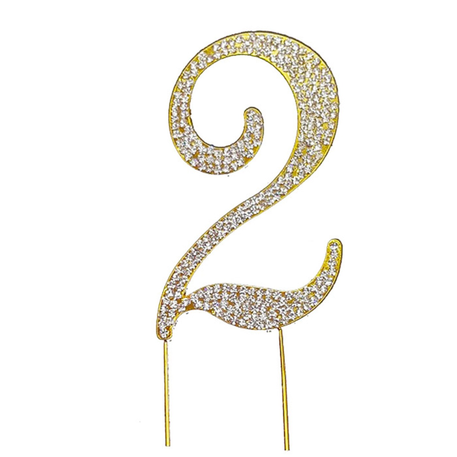 BLING PICK - GOLD NUMBER 2 