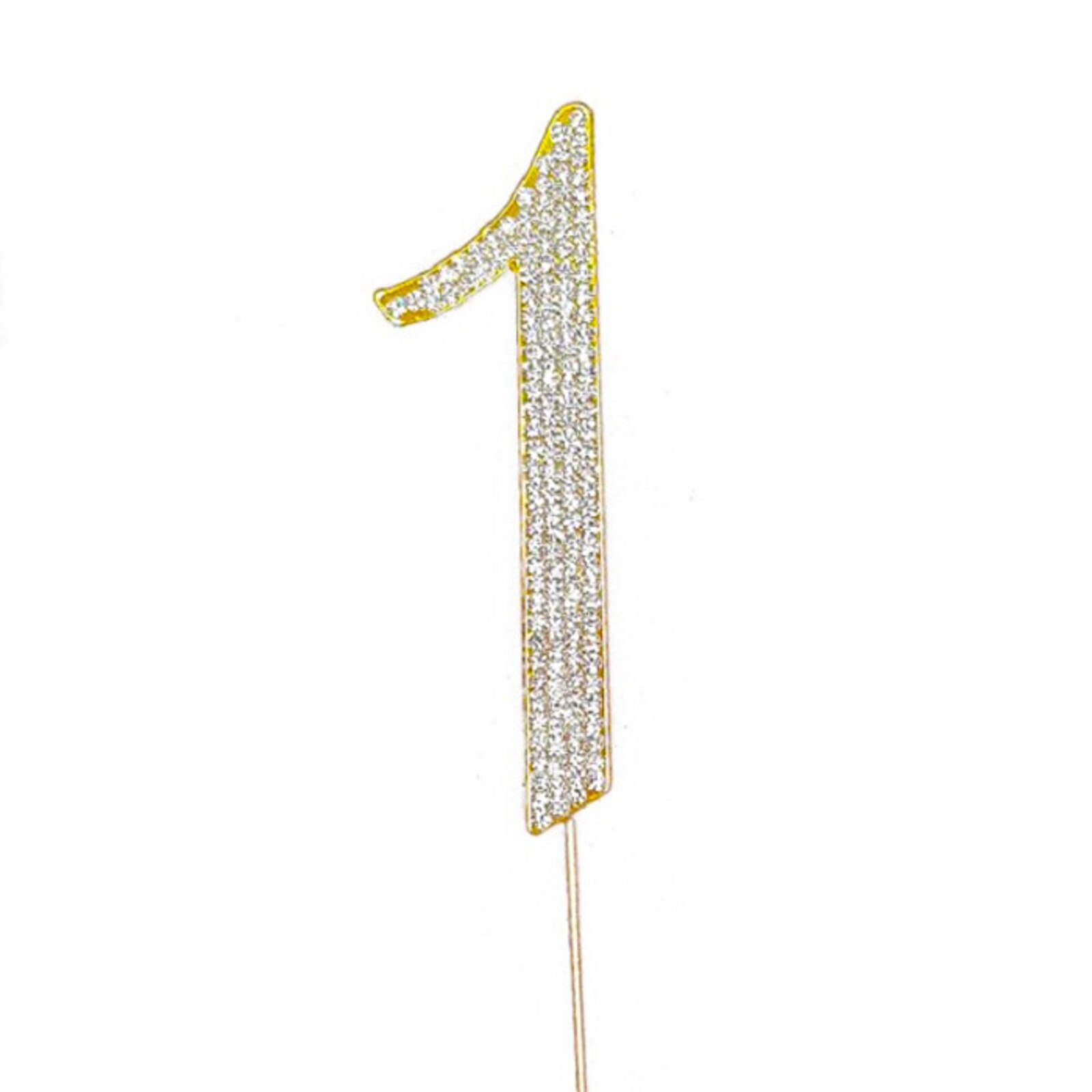 BLING PICK - GOLD NUMBER 1 