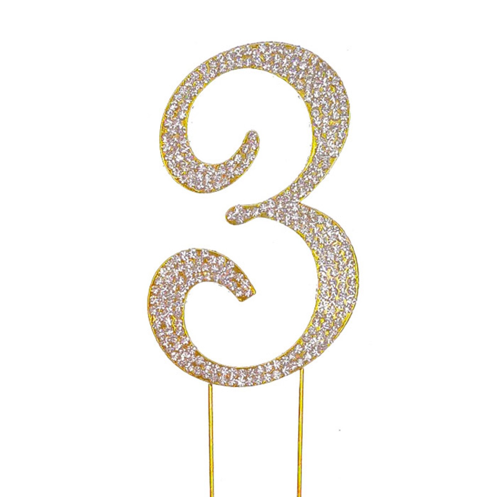 BLING PICK - GOLD NUMBER 3 