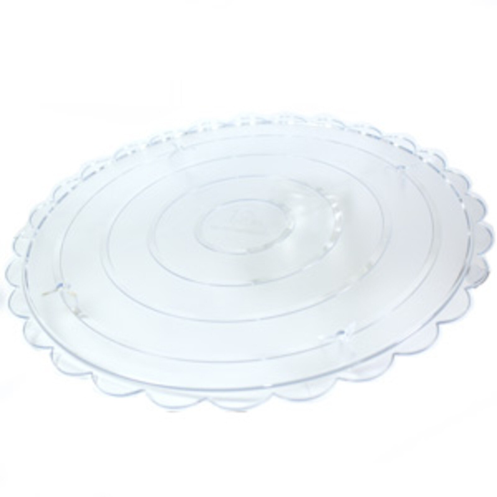 SEPARATOR PLATE CLEAR ROUND 8 INCHES
