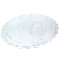 SEPARATOR PLATE CLEAR ROUND 8 INCHES