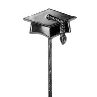 BLACK GRAD HAT PICK