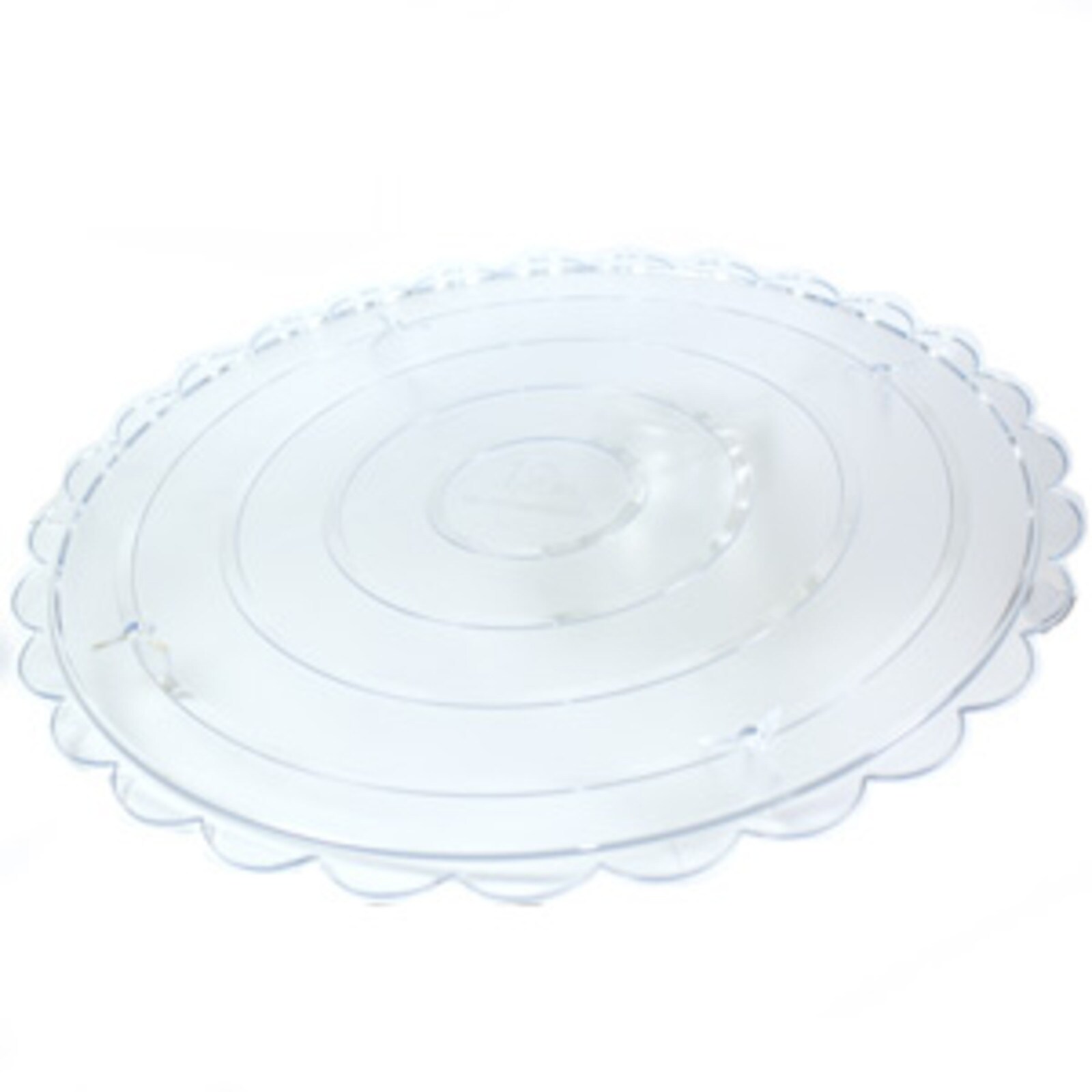 SEPARATOR PLATE CLEAR ROUND 12 INCHES