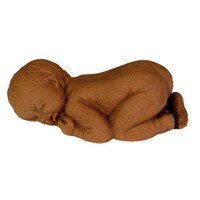  3-D BROWN FONDANT BABY 2 3/8"