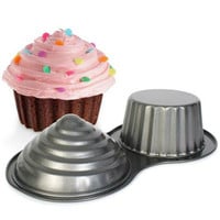 LARGE 3-D CUPCAKE PAN 