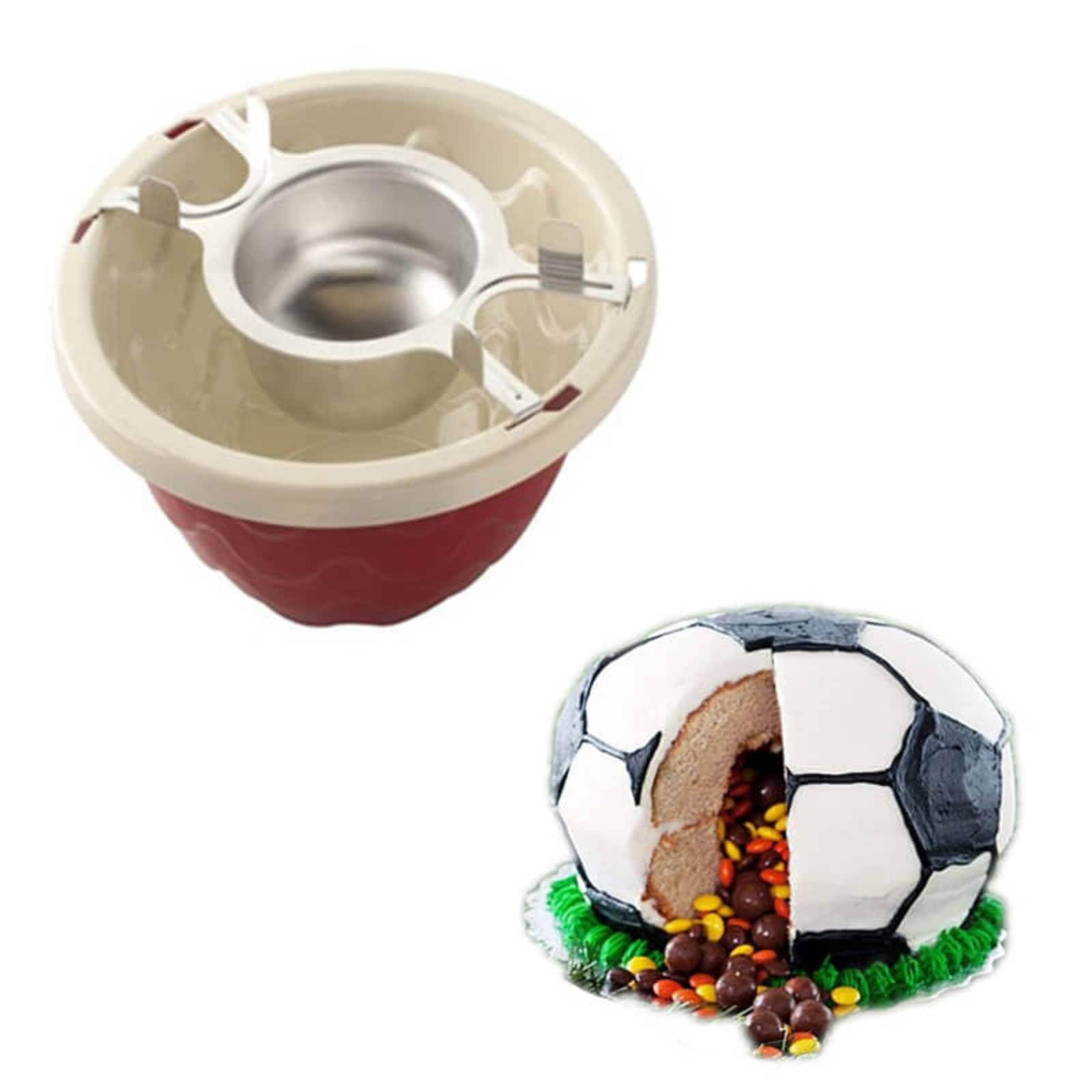 PINATA CAKE PAN - MAKE A SPORTS BALL 10" / 25.4 CM