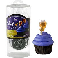 PIPETTES INFUSERS SHOT TOPS ALCOHOL BAKING CUPS SKULLS SKELETON HALLOWEEN