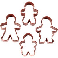 WILTON GINGERBREAD FAMILY 4-PC COOKIE CUTTER SET