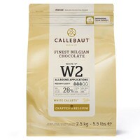 CALLEBAUT PURE WHITE CHOCOLATE 2.5 KG