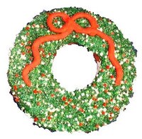 24 PC WREATH WITH BOW COOKIES