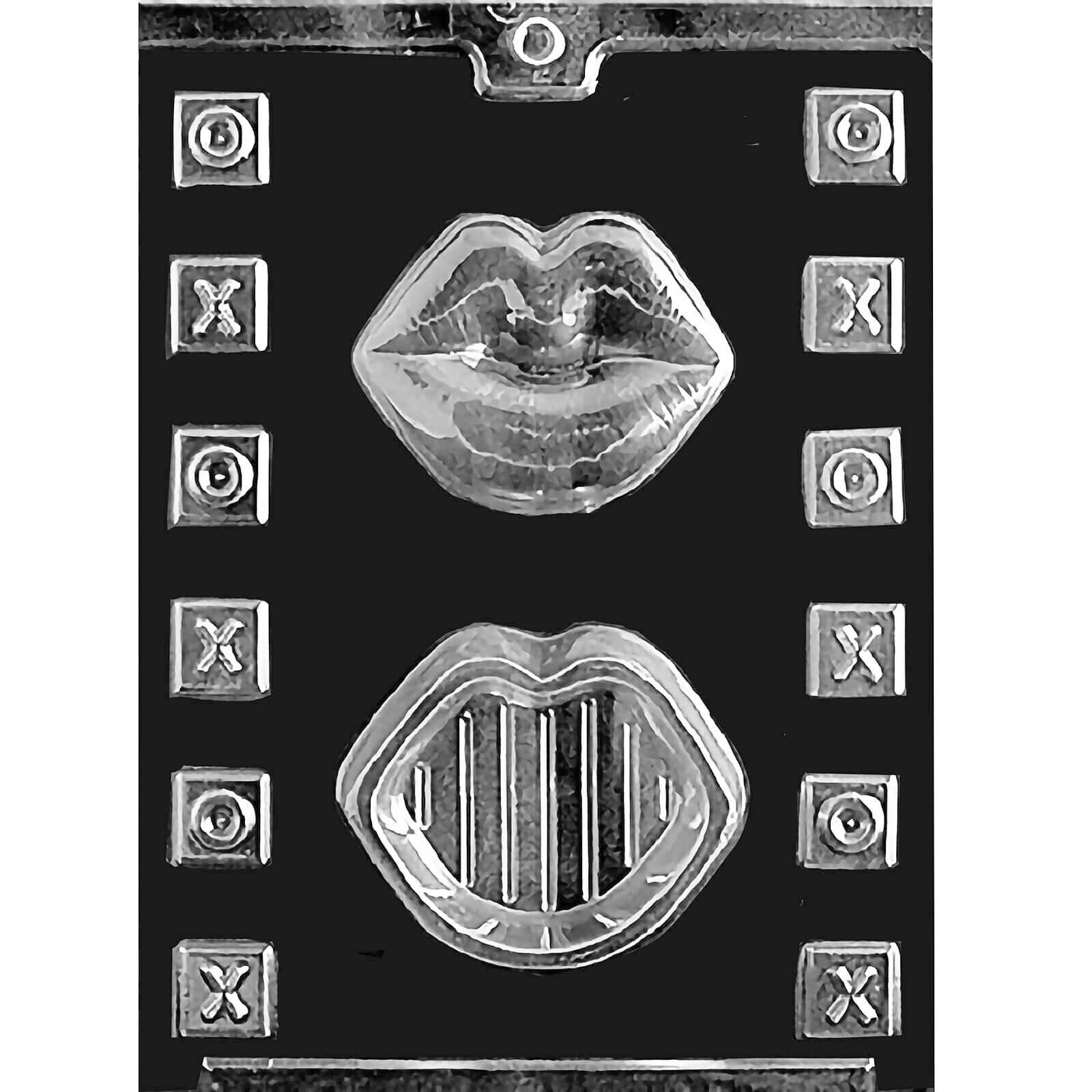 MOLD - LIPS POUR BOX (14)