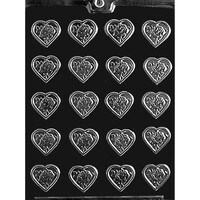 MOLD - BITE SIZED ROSE HEART MINT (20)