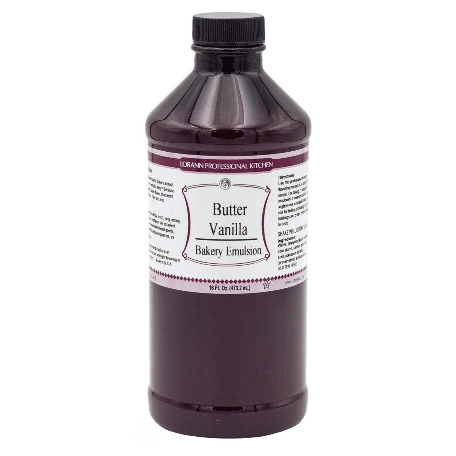 BUTTER VANILLA BAKERY EMULSION 16 OZ/473 ML