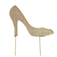 BLING PICK - GOLD HIGH-HEEL SHOE