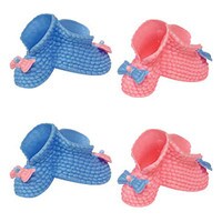 PINK & BLUE BABY BOOTIES