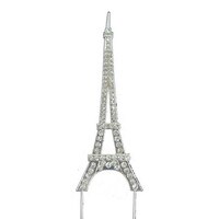 BLING PICK - SILVER EIFFEL TOWER 