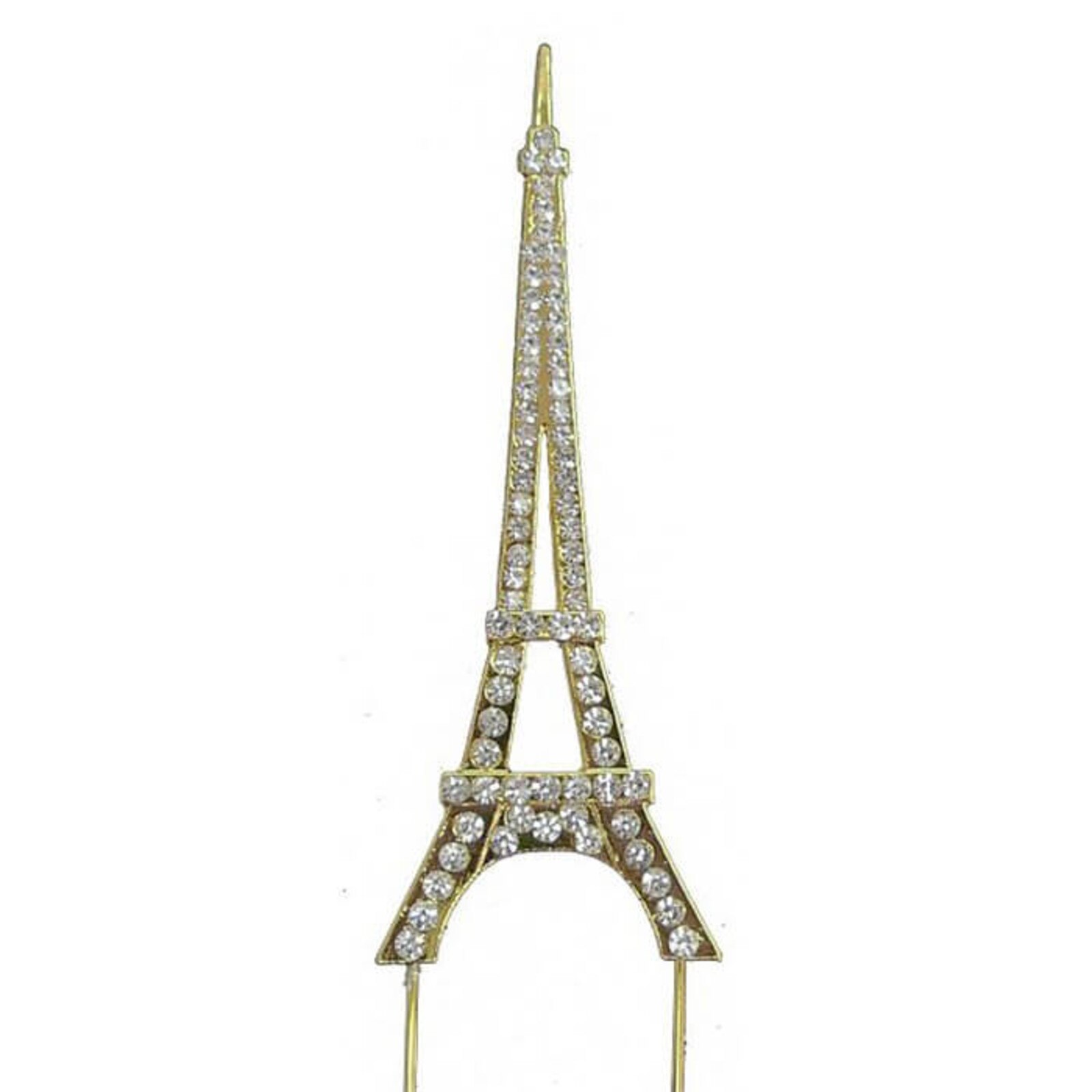 BLING PICK -GOLD EIFFEL TOWER  