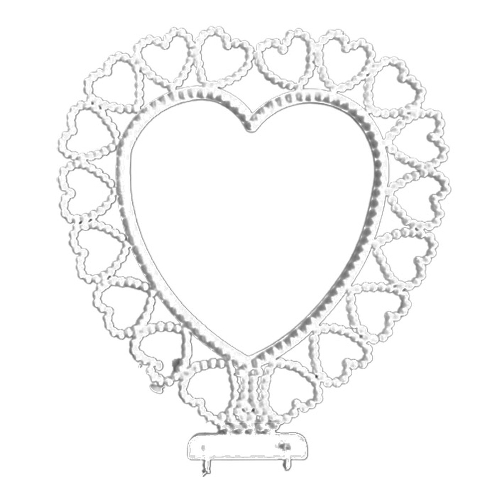 HEART TRELLIS BACKGROUND 6" - 1 PC
