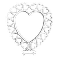 HEART TRELLIS BACKGROUND 6"