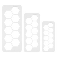 PME GEOMETRIC MULTI-CUTTER - HEXAGON - SET OF 3