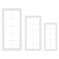 PME GEOMETRIC MULTI-CUTTER - SQUARE - SET OF 3