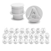 ATECO ALPHABET PLUNGER CUTTER SET 1.5" - 26 PC 