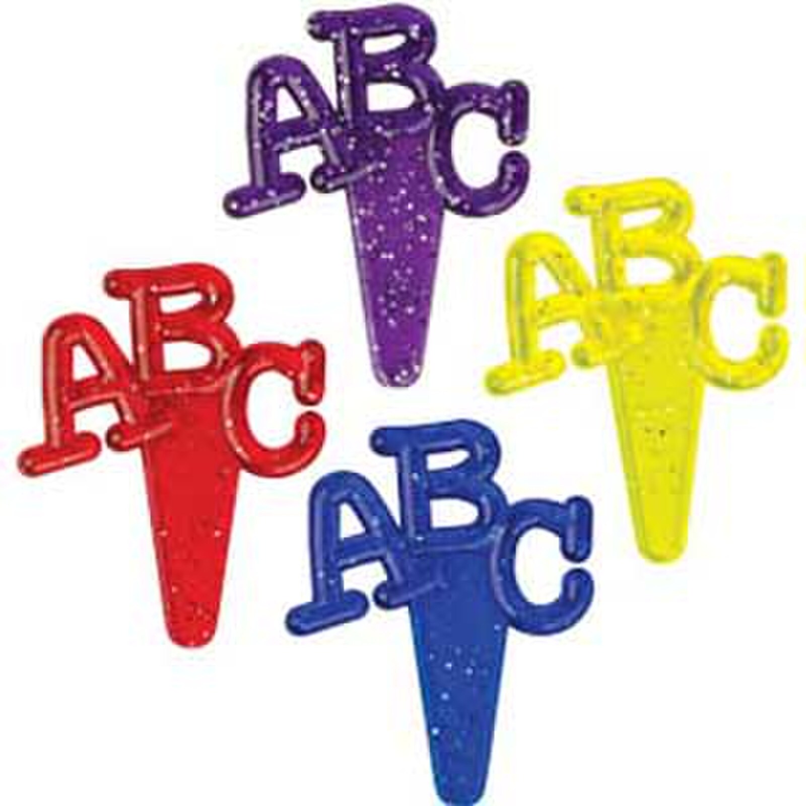 A-B-C- GLITTER PICKS