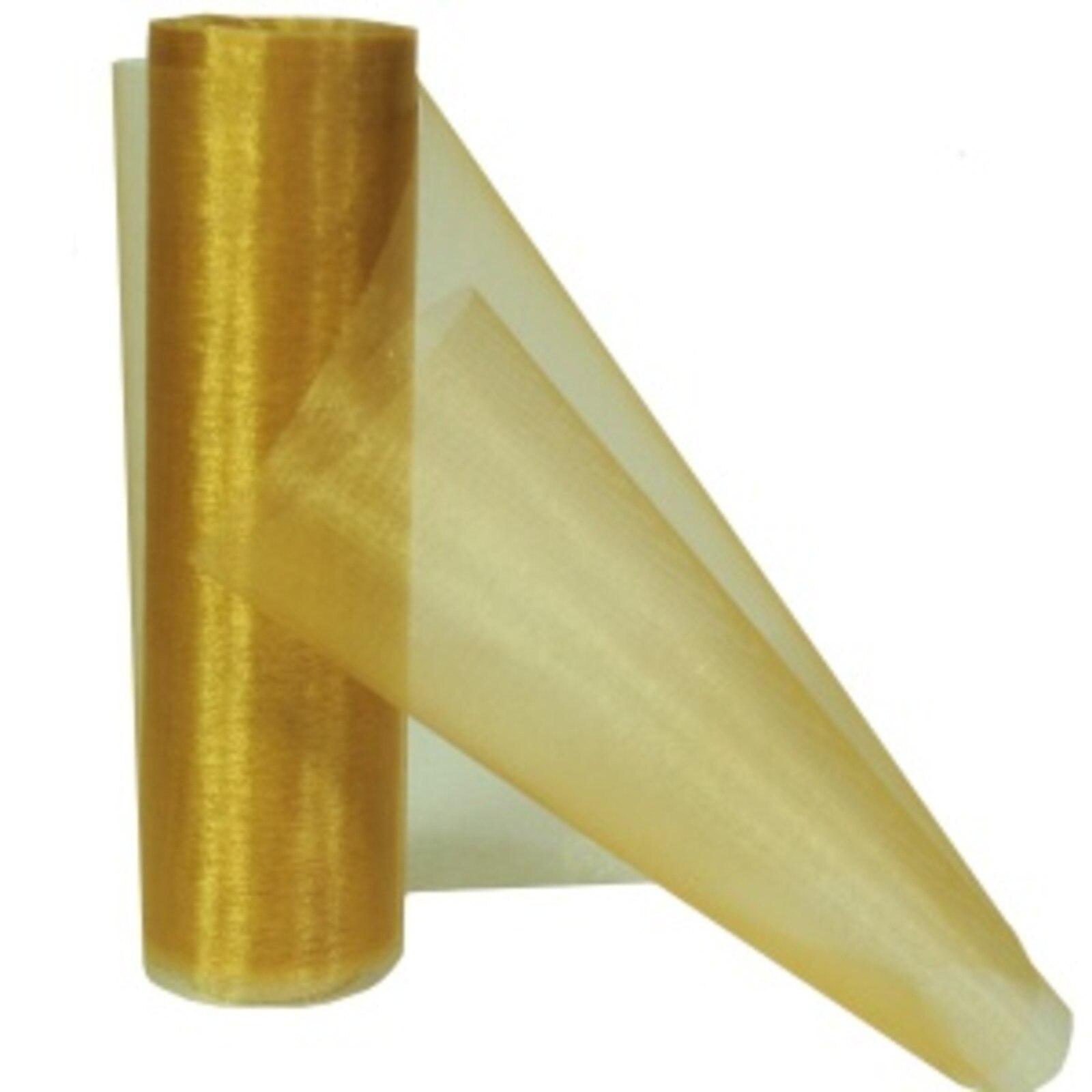 ORGANZA DARK GOLD TULLE