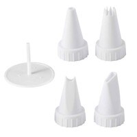 WILTON TIP AND NAIL SET FOR ICING TUBE - 5 PC