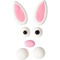 BUNNY FACE ICING CUPCAKE DECORATING KIT