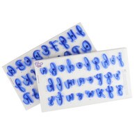 PME FUN FONTS - SCRIPT LETTER STAMPING SET 52 PCS