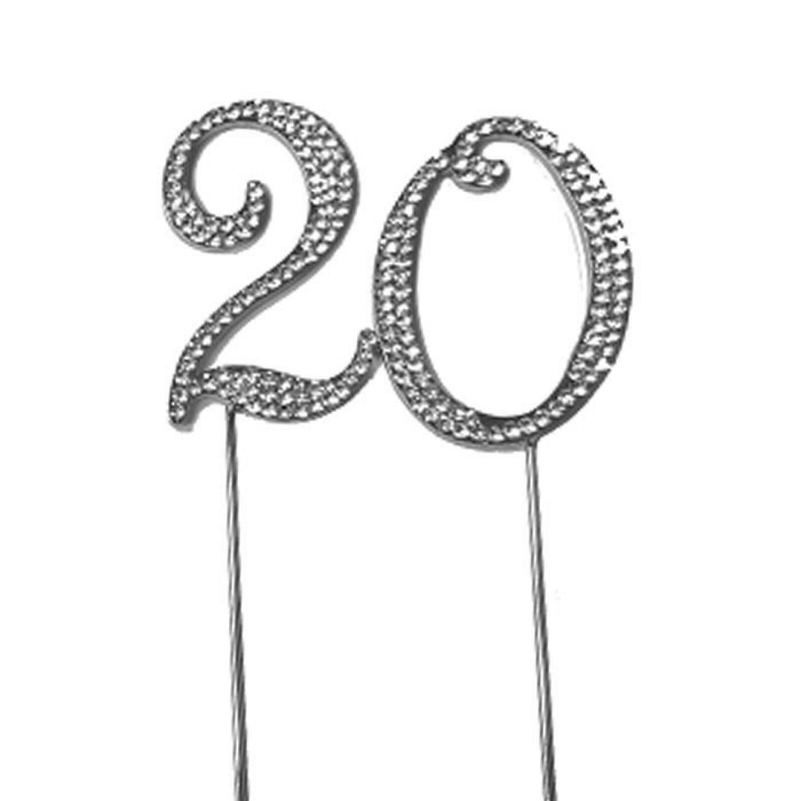 BLING PICK - SILVER NUMBER 20