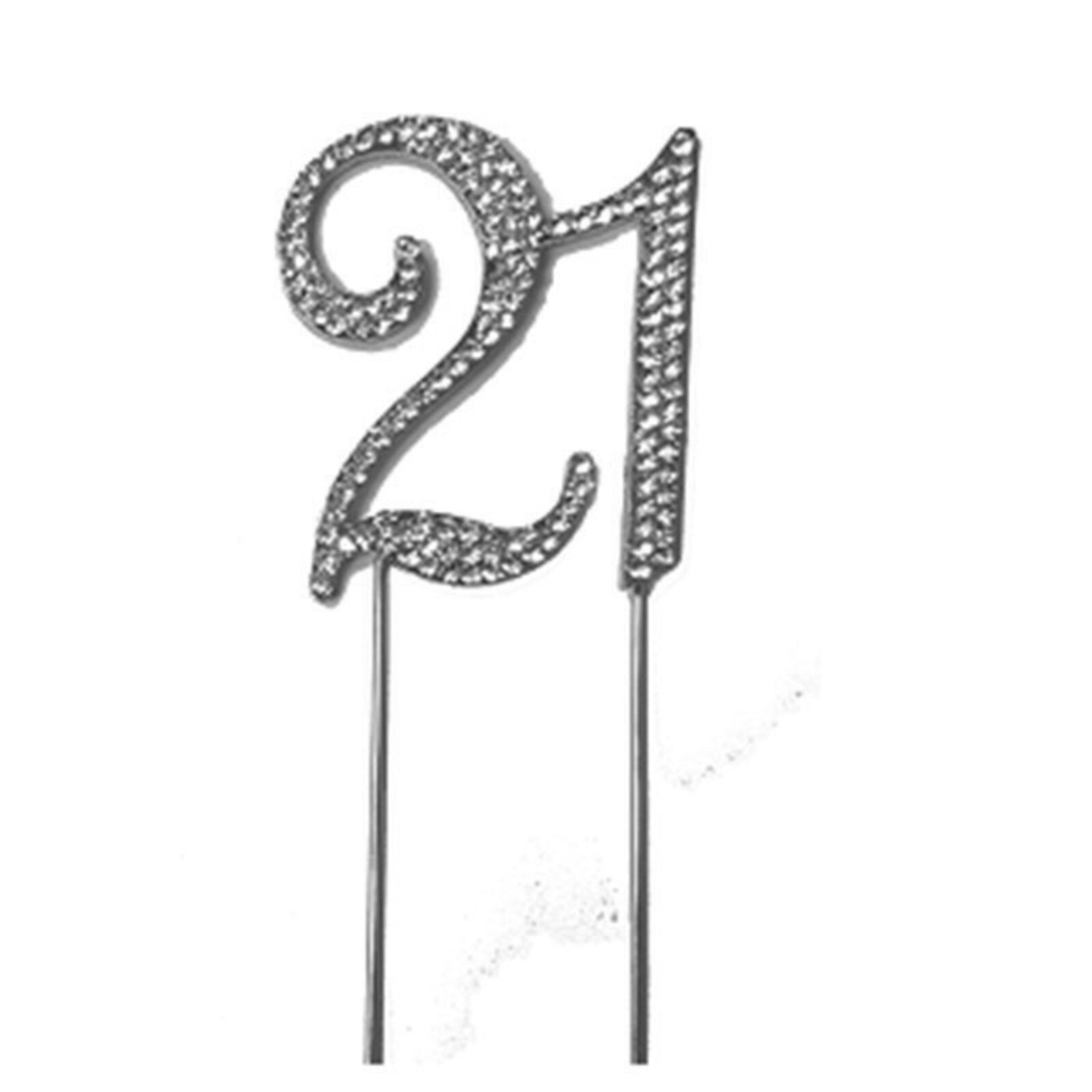 BLING PICK - SILVER NUMBER 21 