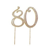BLING PICK - GOLD NUMBER 80 